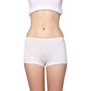 AshleyandAlvis Women Boy Short White Panty