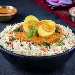 Egg bagara biryani