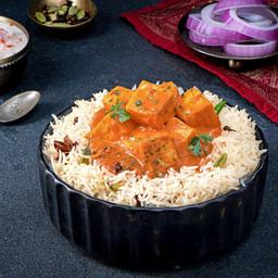 Paneer makhni bagara biryani