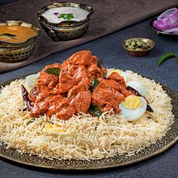 Chicken boneless bagara family bucket biryani