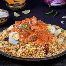 Butter chicken boneless family bucket biryani