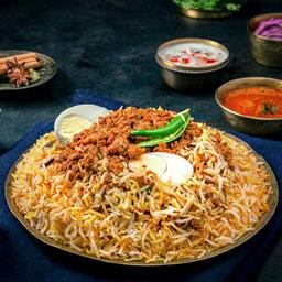 Chicken keema biryani