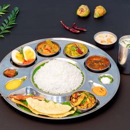 Egg ghee roast meal (for 1)