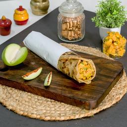 Achari aloo jumbo roll