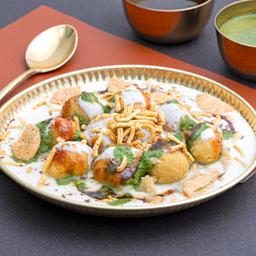 Dahi pakodi chaat (serves 2)