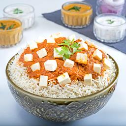Paneer makhani bagara family bucket biryani