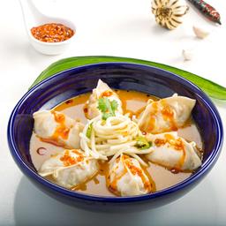Chicken momo thukpa - 5 large pcs