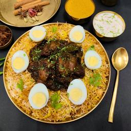 Pepper chicken bagara family bucket biryani