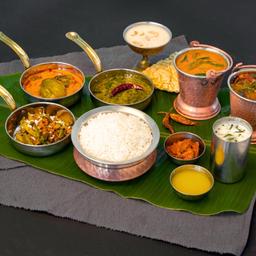 Tamil veg sappadu carrier meals (3-4)