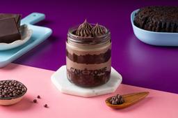 Choco mud jar cake