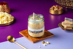 Kaju katli mawa mini jar cake