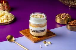 Honey mawa mini jar cake