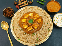 Paneer bagara hyderabadi family bucket biryani