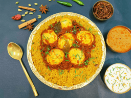 Bhai egg ghee roast family bucket biryani