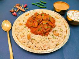 Mushroom coastal biryani