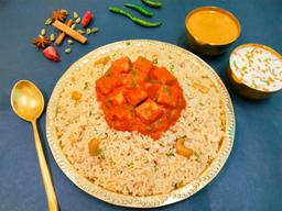 Paneer makhani coastal biryani