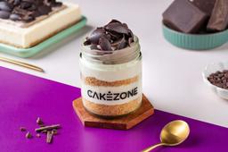 Choco mousse cheesecake jar
