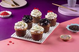 Assorted cupcakes - 6 pc