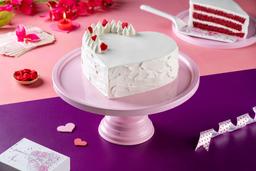 Premium red velvet anniversary cake
