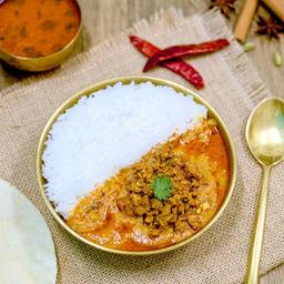 Chicken keema rice bowl