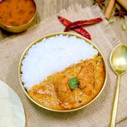Hyderabadi chicken rice bowl