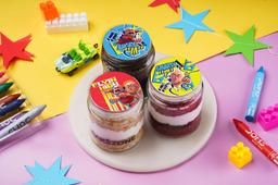 Motu patlu celebration jar cakes