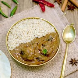 Coastal chicken curry ghee rice bowl