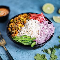 Mixed veg rice bowl