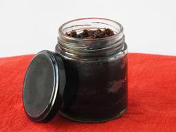 Chocolate truffle jar cake