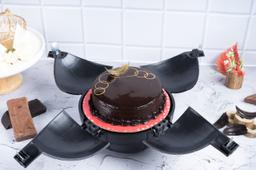 Chocolate truffle bomb cake - half kg [eggless]