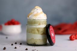 Litchee jar cake