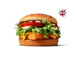 Spicy paneer burger