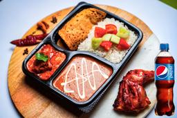 Express non-veg thali + pepsi (250ml)