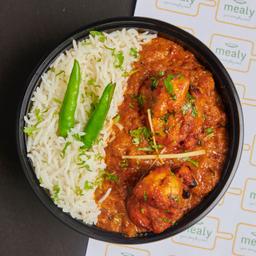 Chicken tikka masala rice bowl