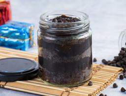 Chocolate chip jar cake