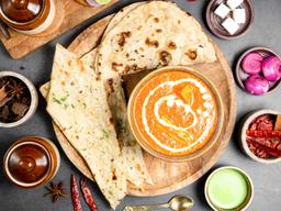 Paneer butter masala meal