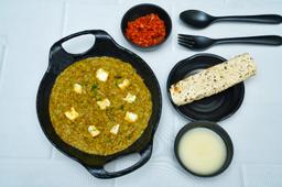 Palak paneer khichdi