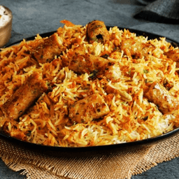 Hyderabadi chicken seekh biryani