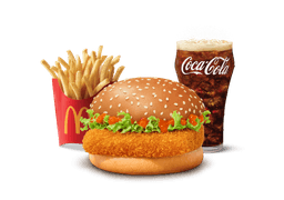Korean Mc Spicy Paneer Burger Combo (M)-