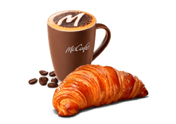 Butter Croissant + Cappuccino-.