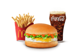Korean Mc Egg Burger Combo (M)-
