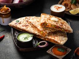 Chicken kheema paratha