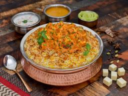 Butter paneer bucket biryani (serves 3)