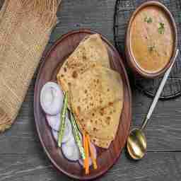 Dal makhani parantha combo