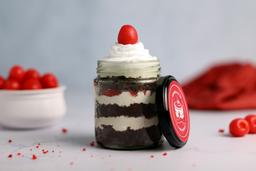 Black forest jar cake