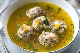 Chicken meatball soup