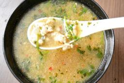 Chicken broth soup