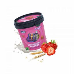 Strawberry millets made non-dairy