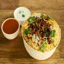 Mushroom biryani
