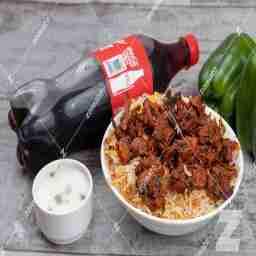 Mushroom biryani regular with coke [750 ml]